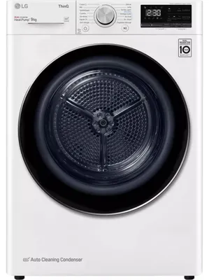 Image de Sèche-linge pompe à chaleur 60cm 9 kg - Lg - RH9V50WH -