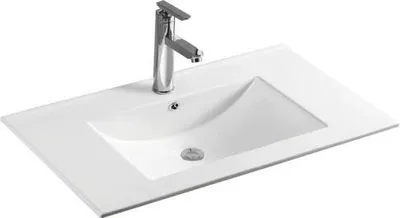 Zdjęcie produktu dla Mexen Atena umywalka wpuszczana w blat 80 x 46 cm, biała - 25018000