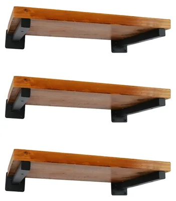 Image de 6 supports muraux robustes pour étagères industrielles