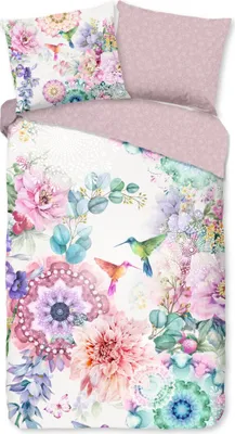 Produktbild von HIP Bettbezug "Mandalas und Blumen" - multi - (140x200/220 cm) - Baumwolle Satin