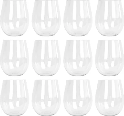 Produktbild von Argon Ta Wiederverwendbare Weingläser aus Kunststoff – 500 ml – 6 Stück