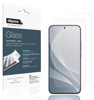 Image de 2x Protection ecrán pour Vivo iQOO 15 Ultra mat Verre souple Film Protecteur 9H dipos