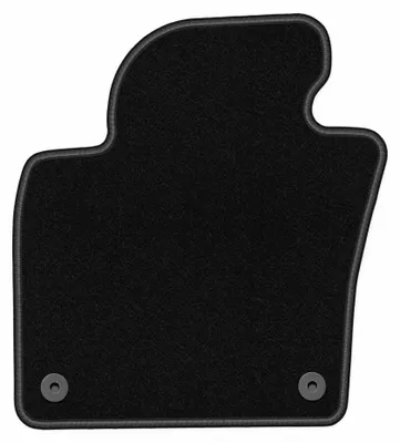 Produktbild von Fahrermatte Velours für Volkswagen Tiguan I 2007-2015 (Minivan) – 1-tlg, Schwarz, passgenau – Wielganizator BASIC