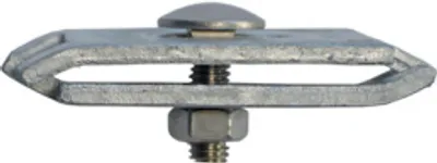 Produktbild von Set zur Zaungitterbefestigung für Schilder | 75x40 mm, 1 Stk