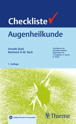 Produktbild von Checkliste Augenheilkunde