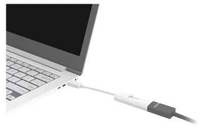 Immagine prodotto di j5create Adattatore multimonitor da USB a HDMI (USB3.1m - 4K HDMI f 8cm; colore bianco) JUA254-N