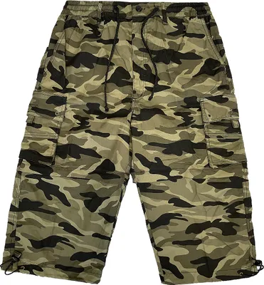 Produktbild von YSROMA Leichte Zip Off Bermuda Shorts mit Camouflage und Taschen Größe: M