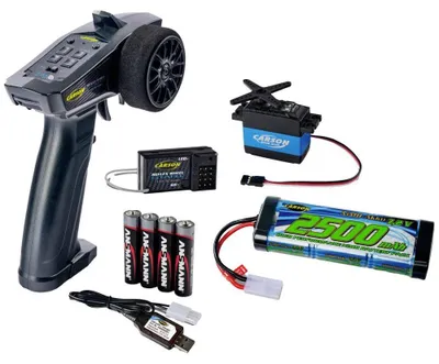 RC-Startset mit 2,4 GHz Fernsteuerung, 7,2 V / 2500 mAh Akku, kompatibel 1:10