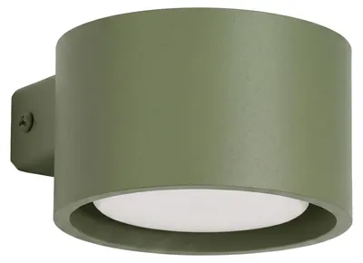 Zdjęcie produktu dla Kinkiet MODO 1 zielona oliwka Gx53 1xGx53 10W aluminium 6x12x10cm Sollux Lighting