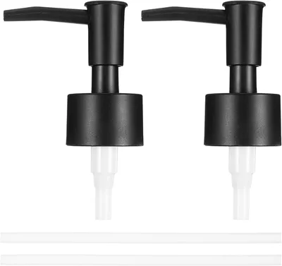 Image de Distributeur de savon - Pompe - 2 pièces - Noir - Pompe de remplacement - Pompe pour distributeur de savon