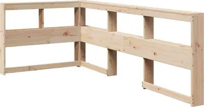 Immagine prodotto di vidaXL Testata con libreria a L 75 cm in legno di pino massiccio
