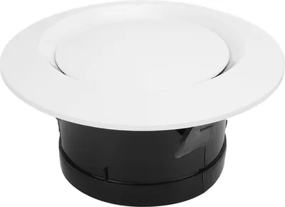 Obrázok produktu pre 75 mm okrúhly kryt ventilátora ABS plastový nastaviteľný stropný ventilačný difúzor pre spálňu kúpeľňu obývaciu izbu