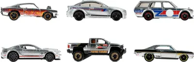 Produktbild von Hot Wheels Zamac-Multipacks mit 6 Spielzeugautos, Geschenk für Kinder & Sammler