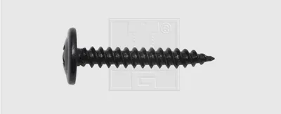 Produktbild von SWG Blechschraube mit Bund 3,5x16mm 10 Stück, schwarz