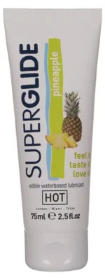 Immagine prodotto di Hot - Superglide Lubrificante Commestibili A Base D'acqua Ananas 75 Ml