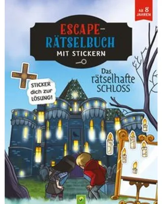 Obrázek produktu pro Escape-Rätselbuch mit Stickern: Das rätselhafte Schloss