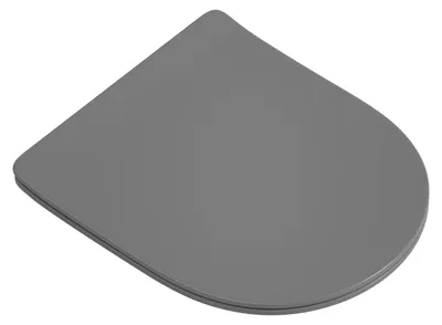 Produktbild von sanicomfort WC-Sitz Nakia, dunkelgrau, aus Duroplast mit Absenkautomatik und Quick-Release-Funktion, 440 x 363 x 42 mm