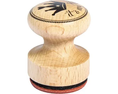 Produktbild von Stempel \it´s my time\", 3cm ø"