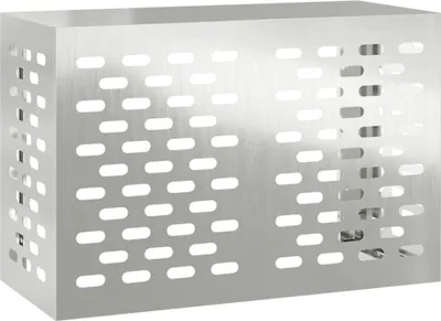 Image de vidaXL Couverture de climatiseur Argent 90 x 40 x 60 cm Acier galvanisé