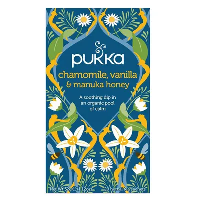 Produktbild von Pukka Organic Teas Kamille-Vanille/Manuka-Honig  (20 Beutel)