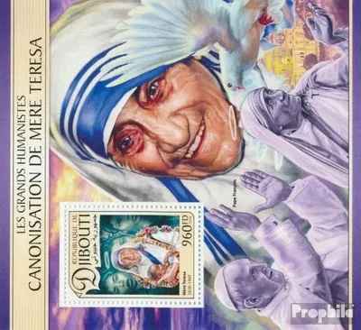 Produktbild von Briefmarken Dschibuti 2016 Mi Block 477 (kompl. Ausg.) postfrisch Große Humanisten