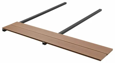 Image de Planche de terrasse 4 pcs Teck WPC
