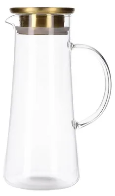 Produktbild von HOMLA MINTA Krug mit goldenem Deckel 1,3 l