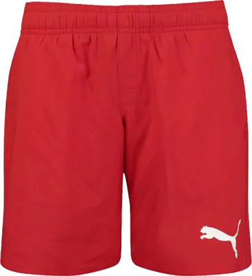 Zdjęcie produktu dla Puma - Chłopięce spodenki kąpielowe średniej długości - Czerwone spodenki kąpielowe dla chłopców