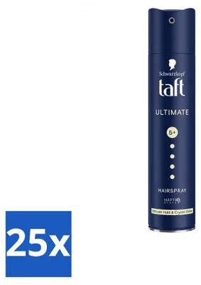 Produktbild von 25 x Taft Ultimate Haarspray 5+ - Maximale Stevigheid en Glans - 250 ml - Vorteilspackung - 25 Stücke