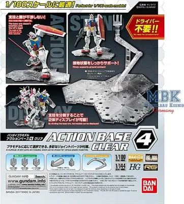 Produktbild von Bandai Action Base 04 Clear, Handlungsbasis