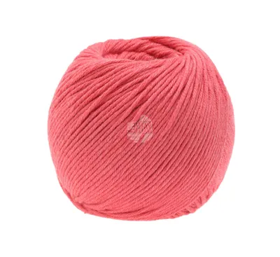 Produktbild von Lana Grossa SOFT Baumwolle 50 g weiches vielseitiges Garn für höchsten Tragekomfort 140 m, Farbe:020 - Azalee