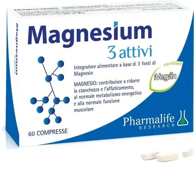 Immagine prodotto di Magnesium 3 Attivi 60 Compresse