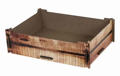 Produktbild von Werkhaus - Aufbewahrungsbox Kiste Holzoptik Weinkiste PP1085 stapelbar Holzkiste