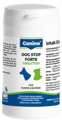 Produktbild von Canina Pharma Dog-Stop Forte Tabletten 60 Stück