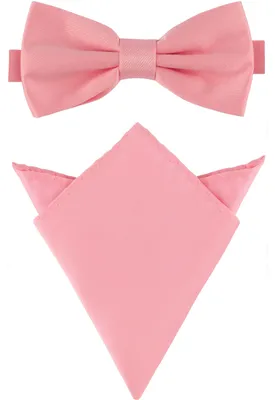 Image de Ladeheid Homme Set Nœud papillon & Pochette étroit M/P (12cm x 6cm, 22cm x 22cm)