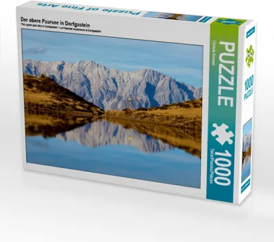 Produktbild von CALVENDO Puzzle Der obere Paarsee in Dorfgastein | 1000 Teile Lege-Größe 64x48cm Foto-Puzzle für glückliche Stunden