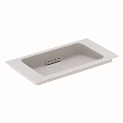 Produktbild von Geberit ONE Möbelwaschtisch 500391, ohne Hahnloch, mit Überlauf, 750x400mm, 500.391.01.1