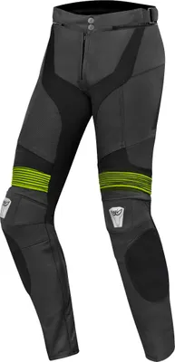 Obrázek produktu pro Berik Flexius motocyklové kožené kalhoty, černé/žluté, 56
