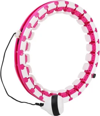 Produktbild von Fitnessroter Weißer Hula Hoop - intelligentes Hula Hoop Training