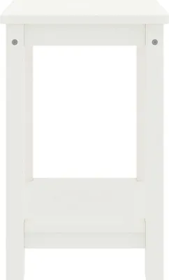 Obrázek produktu pro vidaXL Noční stolek bílý 35x30x47 cm Masivní borovicové dřevo
