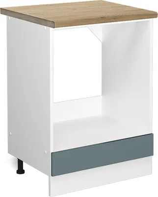 Image de Meuble pour four Vicco R-Line Bleu-gris 60cm , PT Chêne, Model 45801