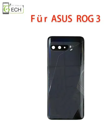 Produktbild von Für Asus ROG Phone 3 ZS661KS Akkudeckel Backcover schwarz