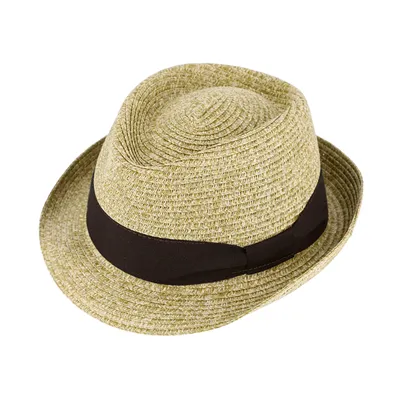 Produktbild von Fiebig Knautschbarer Trilby Strohhut meliert, beige, Gr. 57/M