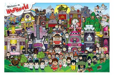 Immagine prodotto di Weenicons - Weeniworld - Fumetto - Stampa poster - Dimensioni 91,5x61 cm