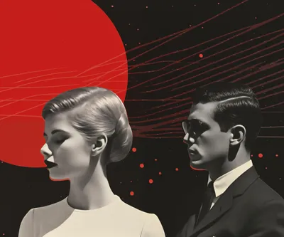 Obrázok produktu pre Plagát 60 x 50 cm Futuristic Retro Chic