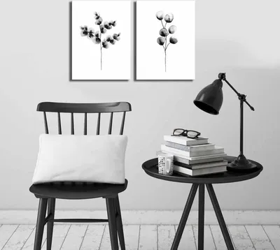 Produktbild von Wallity, 2P3040CIZC- CVT1395, Bunt, Leinwandbilder, 58 x 38 cm, 100% Wildleder -Leinwand