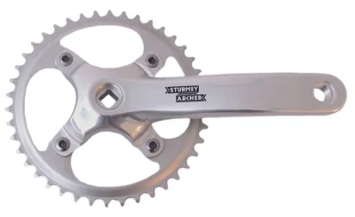 Produktbild von Kurbelsatz FCS720, 42Z, L=170mm, SunRace, 1-fach, Vierkant, silber, SunRace, ...