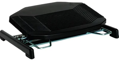 Produktbild von BakkerElkhuizen Basic 950 Footrest, Schwarz, Kunststoff, Gummi, Stahl, 120 kg, 0 - 48°, 42 cm, 31,5 cm