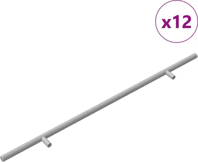 Obrázok produktu pre rukoväť 12 pcs Strieborná 500 mm Oceľ