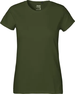 Produktbild von Neutral O80001 | Damen Classic T-Shirt / 100% Fairtrade Baumwolle - Farbe: Military - Größe: S